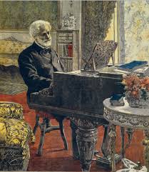 Verdi at the piano